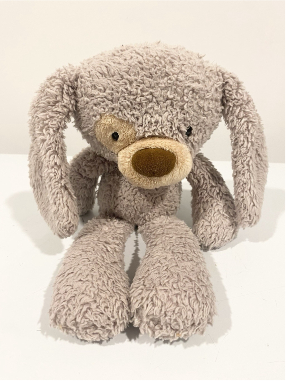 GUND Fuzzy Gray Shaggy Dog Plush 13.5” Floppy Puppy 3205937
